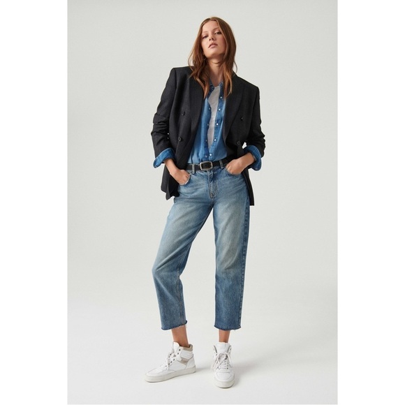 ba&sh Denim - Ba&sh Evan Raw Hem Cropped Jeans Size 1 / Small